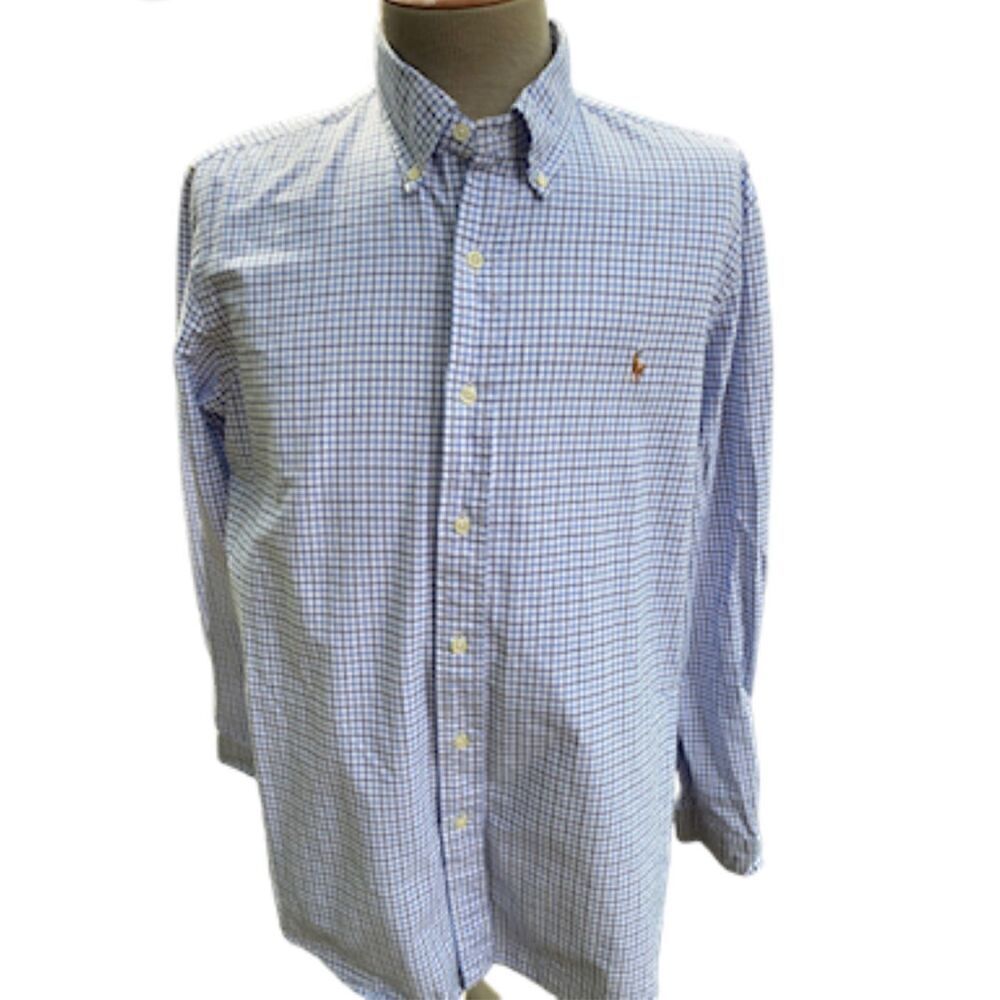 Ralph Lauren Button Down Long Sleeve Men’s Shirt Size XL Work, Date Night